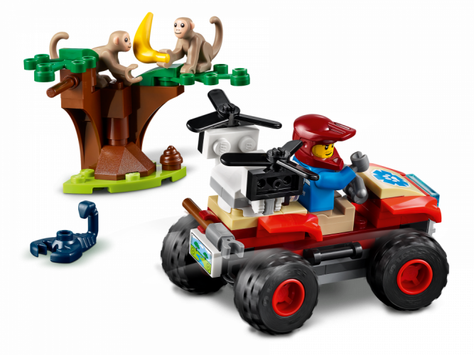 LEGO® CITY 60300 Quad ratowników dzikich zwierząt