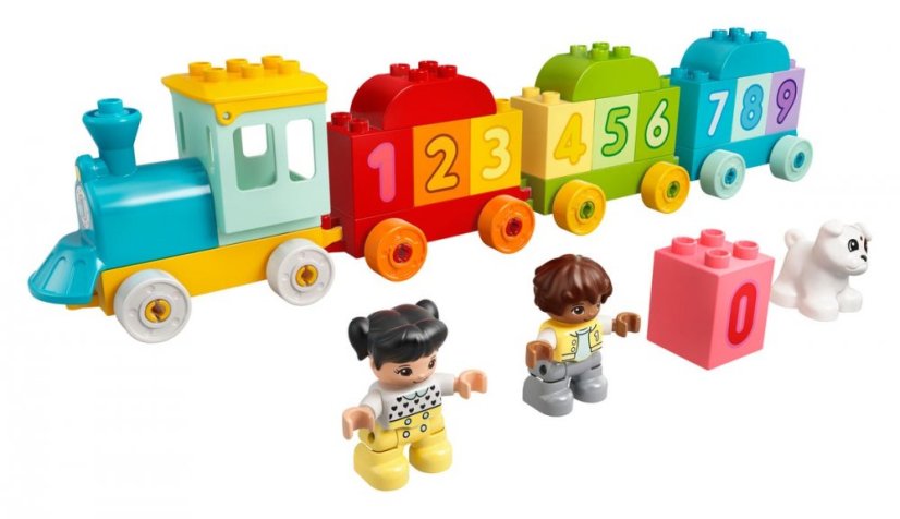 LEGO® DUPLO 10954 Pociąg z cyferkami — nauka liczenia