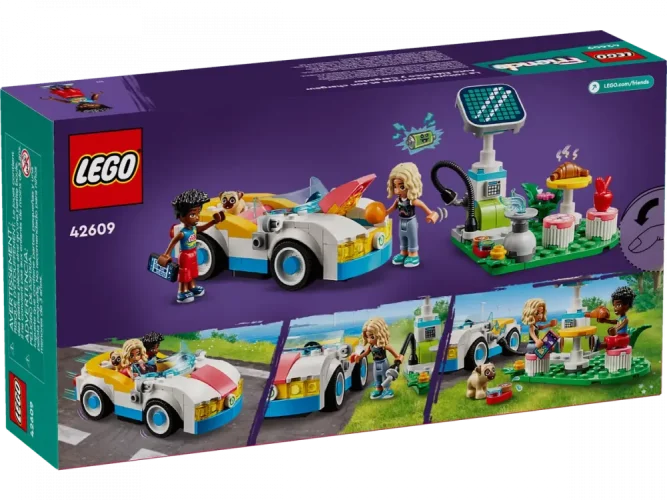 LEGO® Friends 42609 Samochód elektryczny i stacja ładująca