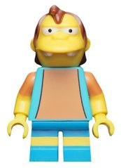 sim018 Nelson Muntz, The Simpsons, Series 1 (Minifigure Only without Stand and Accessories)