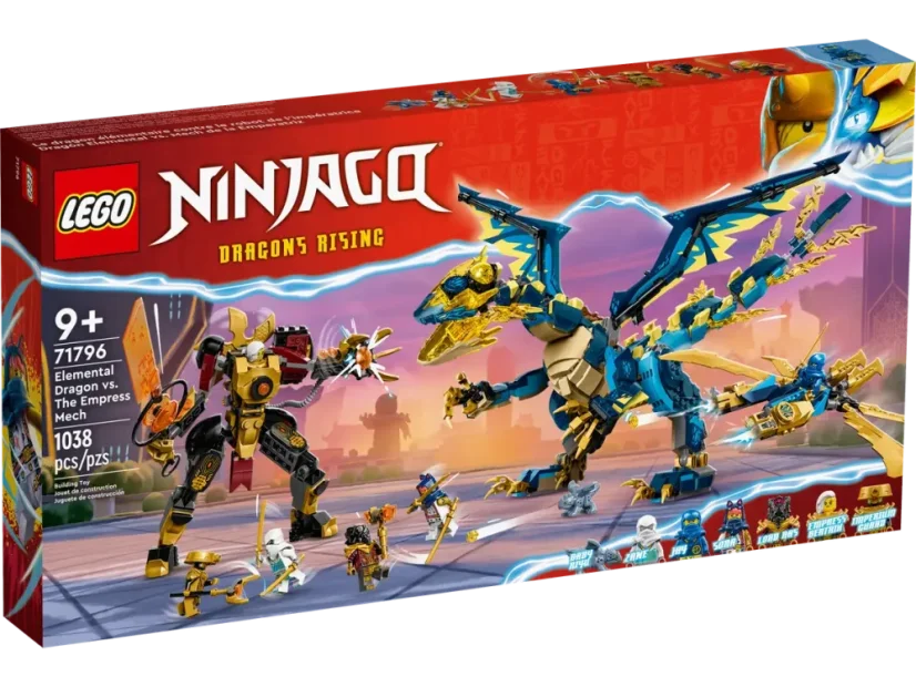 LEGO® NINJAGO® 71796 Živelný drak proti robotovi císařovny