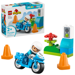 LEGO® DUPLO® Town 10471 Blue Police Motorcycle