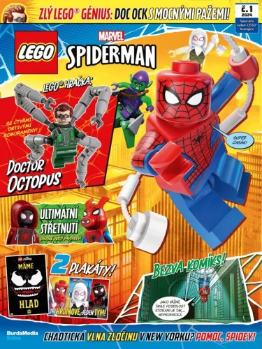 LEGO® Marvel Avengers Spiderman Magazyn 1/2024 CZ Wersja