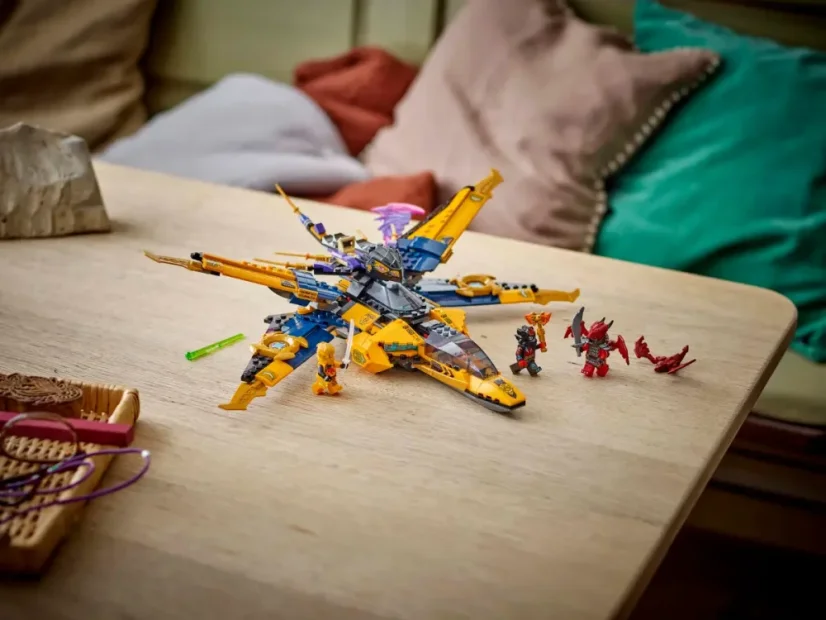 LEGO® NINJAGO 71833 Ras, Arin a superbouřkové letadlo