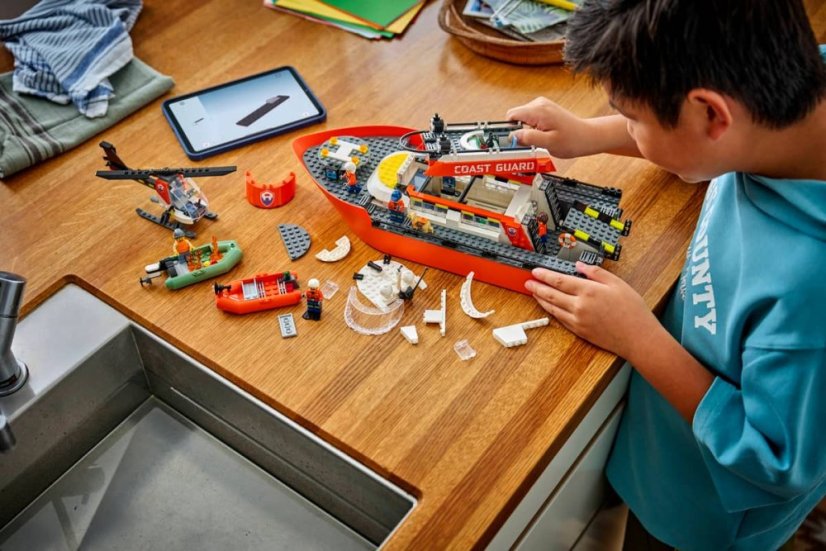 LEGO® City 60504 Záchranný člun pobřežní hlídky a vrtulník