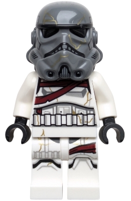 sw1417 Night Trooper - Dark Bluish Gray Helmet