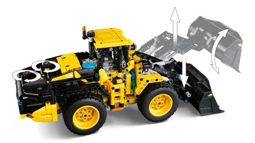 LEGO® Technic 42209 Kolový nakladač Volvo L120 Electric