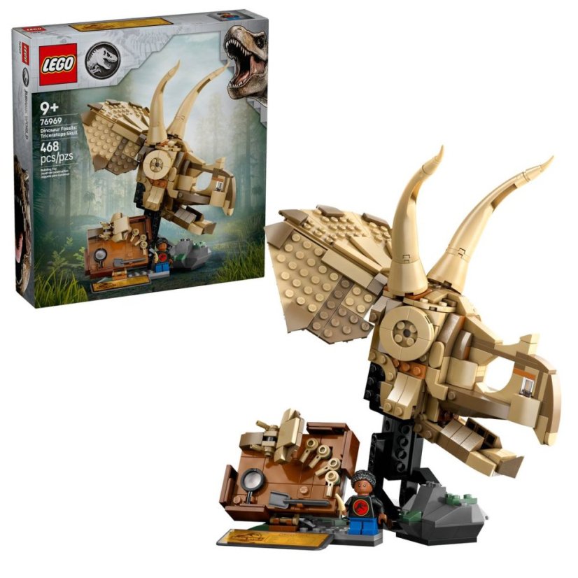 LEGO® Jurassic World™ 76969 Dinosaurie fosílie: Lebka triceratopsa