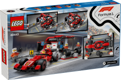 LEGO® City 60443 F1® Pit Stop & Pit Crew with Ferrari Car