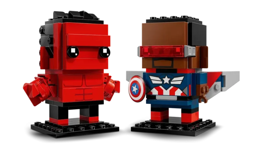 LEGO® BrickHeadz 40668 Kapitán Amerika a Červený Hulk