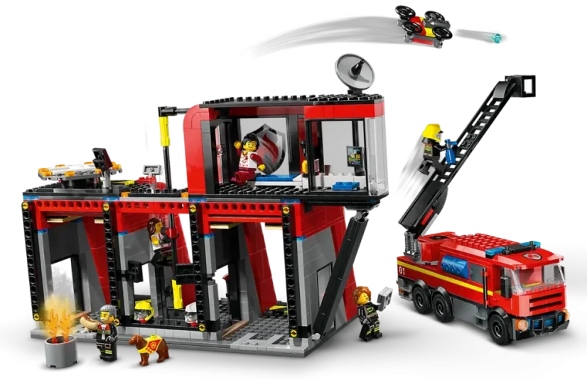 LEGO® City 60414 Fire Station with Fire Truck