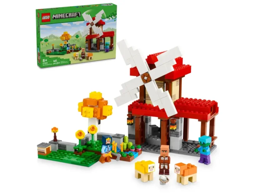 LEGO® Minecraft 21262 Farma s veterným mlynom