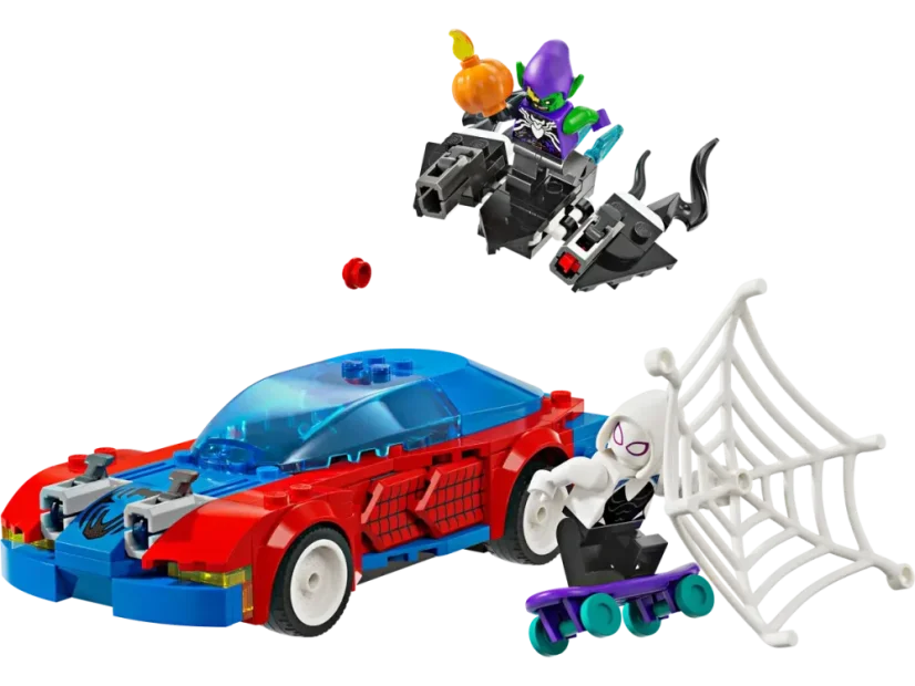 LEGO® Marvel 76279 Spider-Manovo pretekárske auto a Venomov Zelený goblin