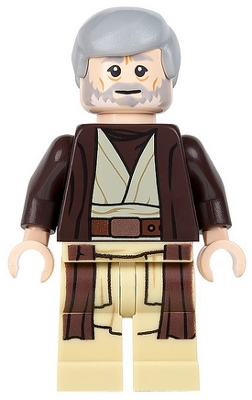 sw0552 Obi-Wan Kenobi (Dark Brown Hooded Coat)