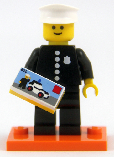 LEGO 71021 Minifigurky 18. série - 08. Classic Police Officer (col18-8)