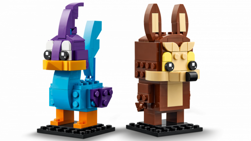 LEGO® BrickHeadz 40559 Struś Pędziwiatr i Wiluś E. Kojot