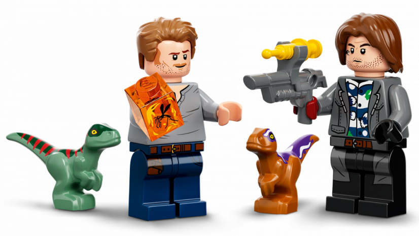 LEGO® Jurassic World 76945 Atrociraptor: pościg na motocyklu