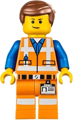 tlm087 Emmet - Lopsided Closed Mouth Smile, without Piece of Resistance