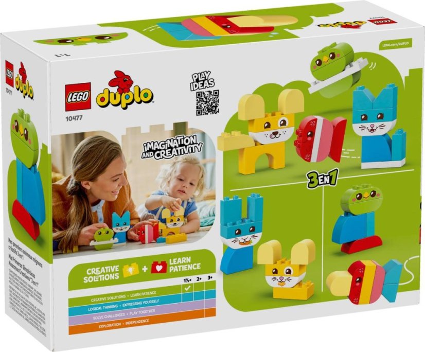LEGO® DUPLO® 10477 Kreatívni roztomilí maznáčikovia 3 v 1