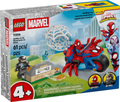 LEGO® Spidey 11206 Spidey on his Motorcycle vs. Rhino