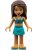 frnd0312 Friends Andrea - Dark Turquoise Skirt, Dark Blue Top