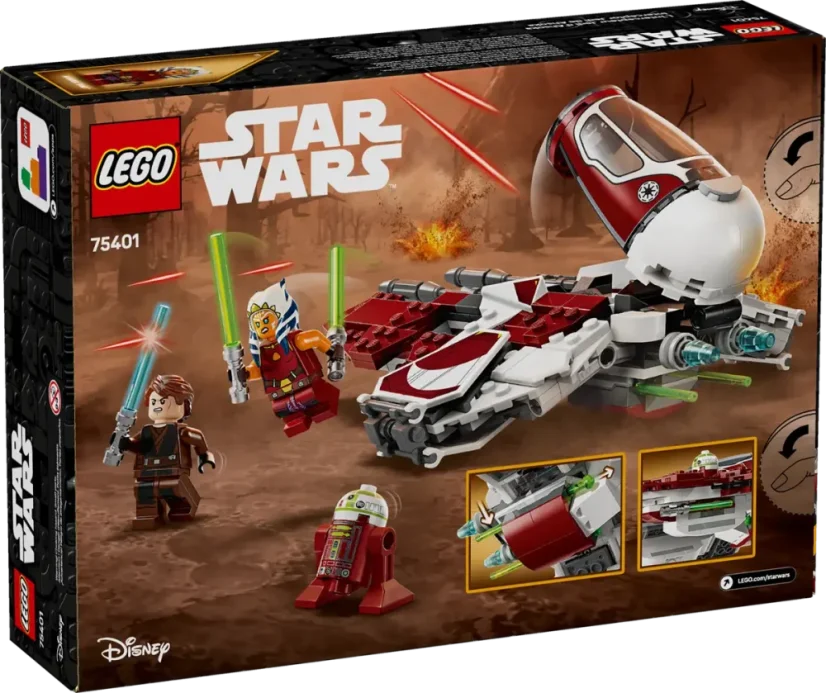LEGO® Star Wars™ 75401 Ahsoka a jediská stíhačka Interceptor™