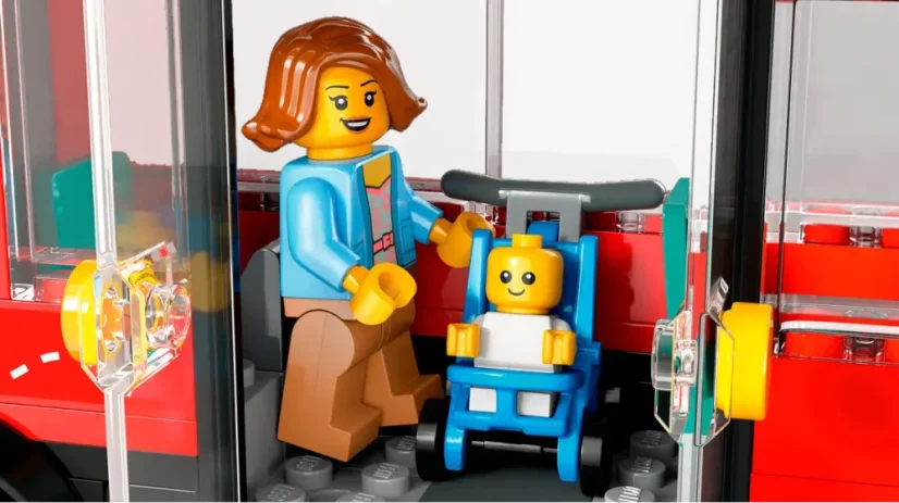 LEGO® City 60407 Červený dvoupodlažní vyhlídkový autobus