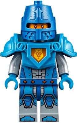 nex039b Nexo Knight Soldier - Dark Azure Armor, Blue Helmet with Eye Slit, Dark Azure Hands