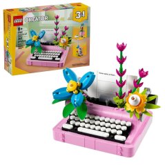LEGO® Creator 3 v 1 31169 Psací stroj s květinami