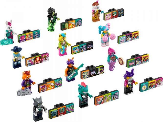 LEGO® VIDIYO 43101 Minifigurky Bandmates celý box 24ks