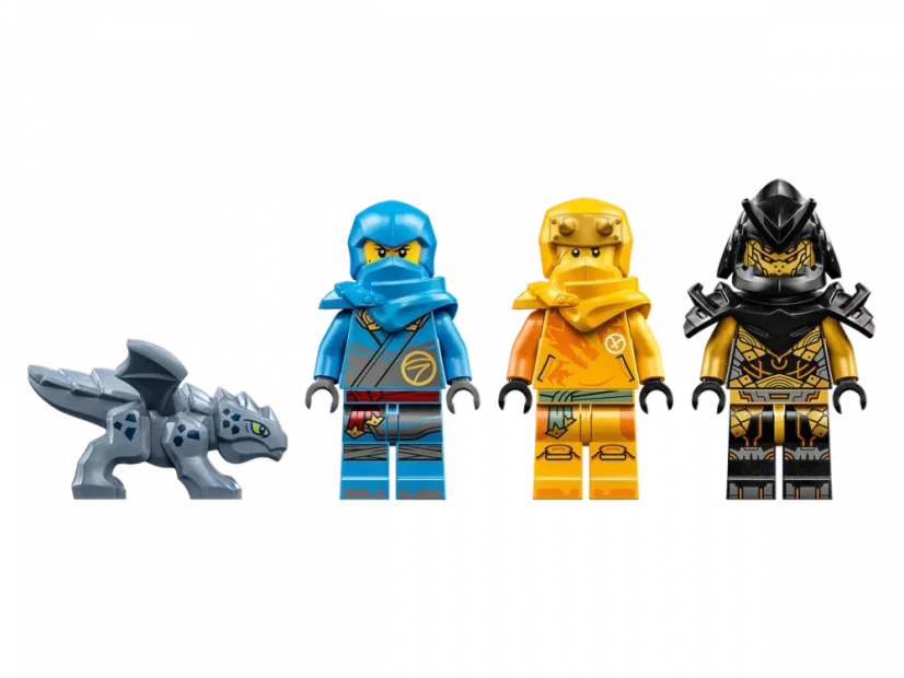 LEGO® NINJAGO® 71798 Nya a Arin - bitva na hřbetě dračího mláděte