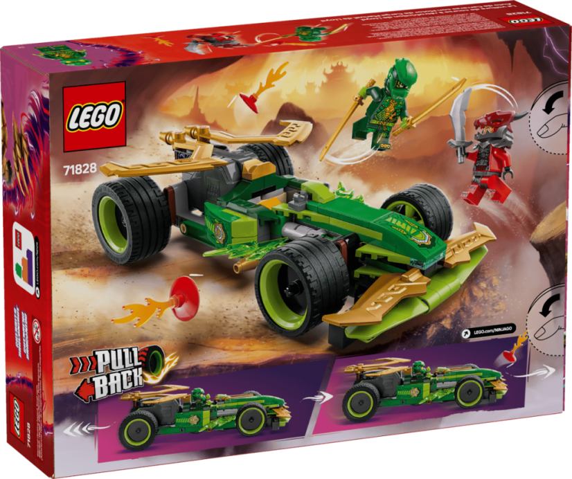 LEGO® NINJAGO® 71828 Lloydovo závodní auto s natahovacím motorem