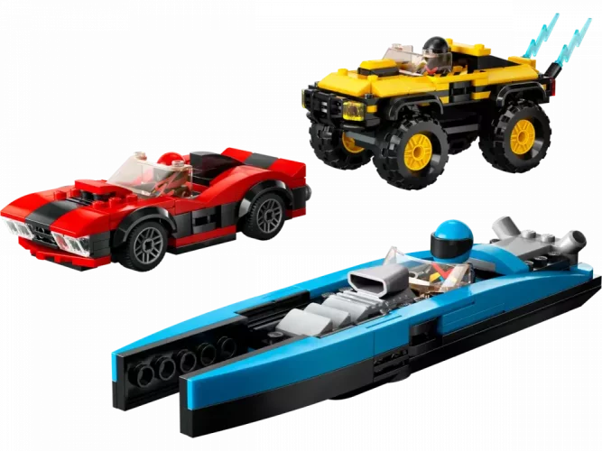 LEGO® City 60395 Sada pretekárskych všestranných vozidiel