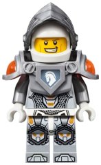 nex001 Lance Richmond - Flat Silver Visor and Armor
