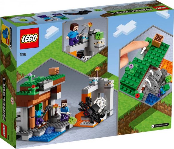 LEGO® Minecraft 21166 „Opustená" baňa