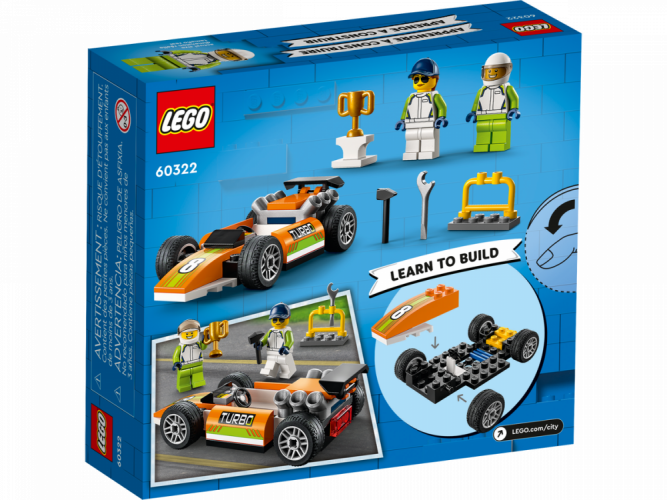 LEGO® CITY 60322 Pretekárske auto