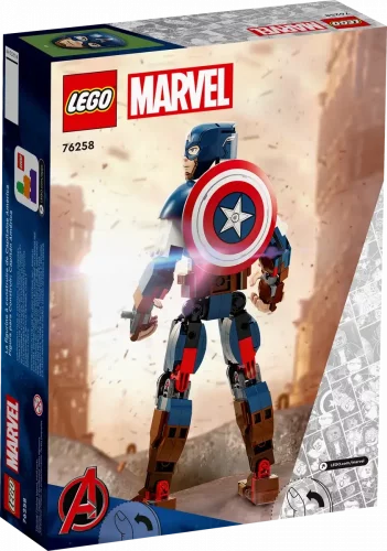 LEGO® Marvel 76258 Figurka Kapitana Ameryki do zbudowania