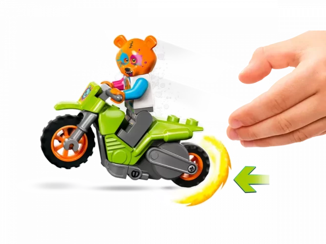 LEGO® City 60356 Medveď a kaskadérska motorka