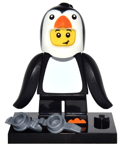 col16-10 Penguin Boy, Series 16 (Complete Set with Stand and Accessories)