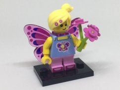 col17-7 Butterfly Girl, Series 17 (Complete Set with Stand and Accessories)