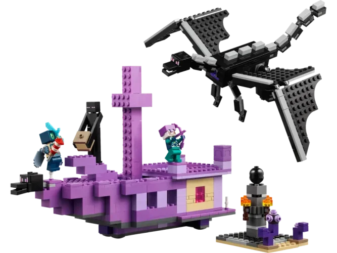 LEGO Minecraft 21264 The Ender Dragon and End Ship