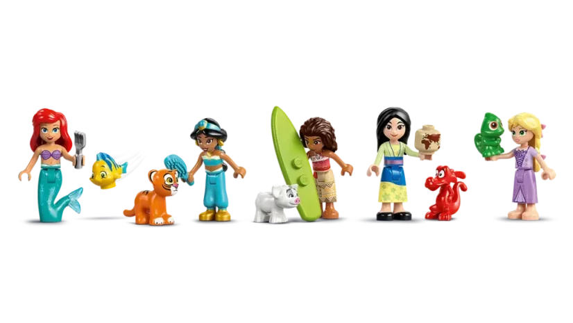 LEGO® Disney 43267 Hrad princezen a královští domácí mazlíčci