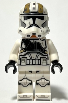 sw1236 Clone Trooper Gunner (Phase 2) - Dirt Stains, Nougat Head, Helmet with Holes