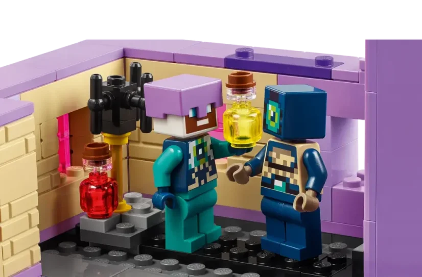 LEGO Minecraft 21264 Drak z Enderu a loď z Endu
