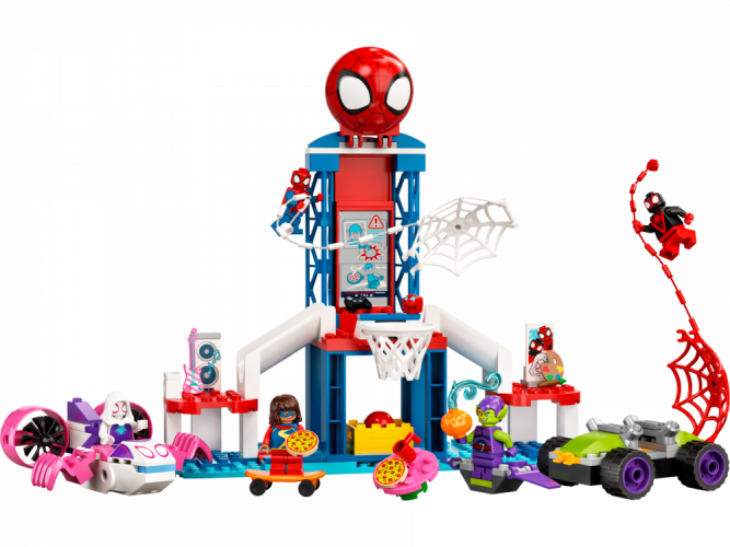 LEGO Marvel 10784 Spider-Man a pavúčia základňa