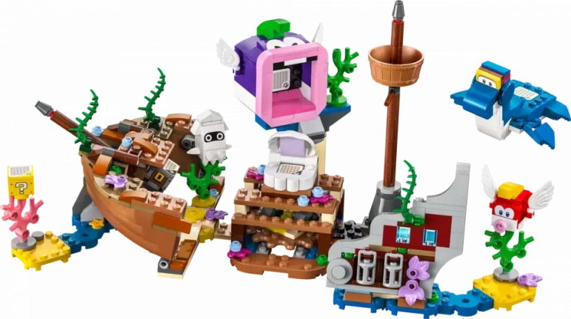 LEGO® Super Mario 71432 Dorrie a dobrodružstvo vo vraku lodi – rozširujúci set