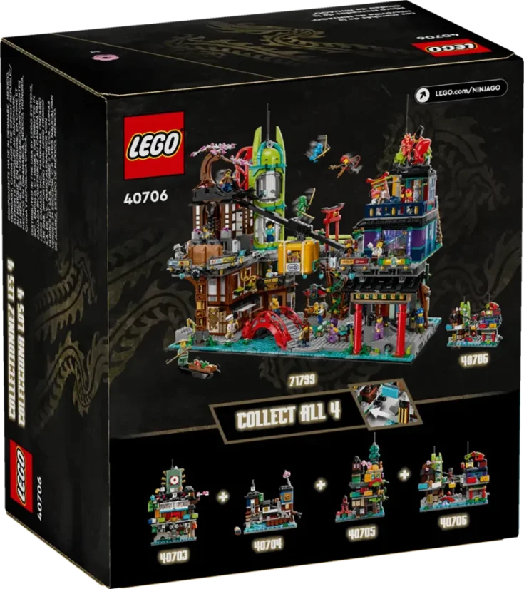LEGO® NINJAGO 40706 Micro NINJAGO® City Markets