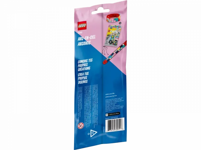 LEGO® DOTS™ 41953 Tęczowa bransoletka z zawieszkami