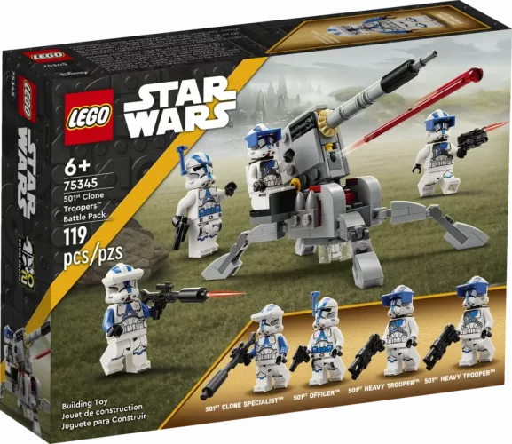 LEGO® Star Wars™ 75345 Bitevní balíček klonovaných vojáků z 501. legie