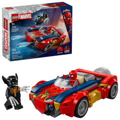 LEGO® Super Heroes 76336 Spider-Man w samochodzie kontra zvenomowany Wolverine